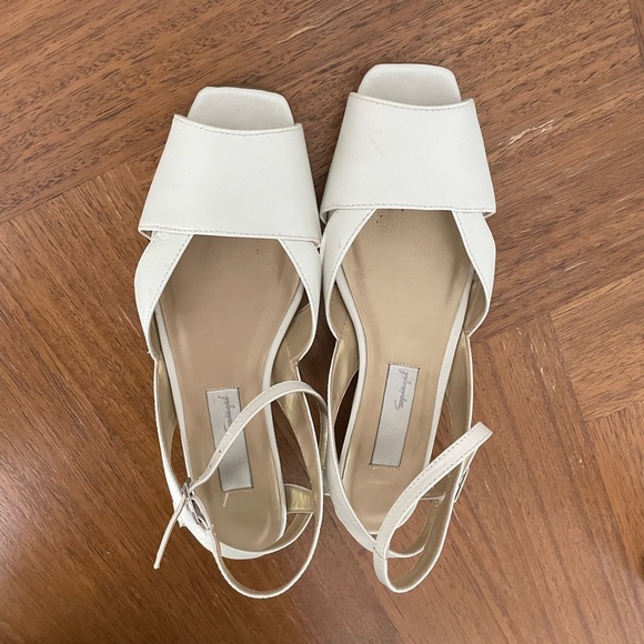 Vintage Peep Toe Flats - Picture 3 of 4